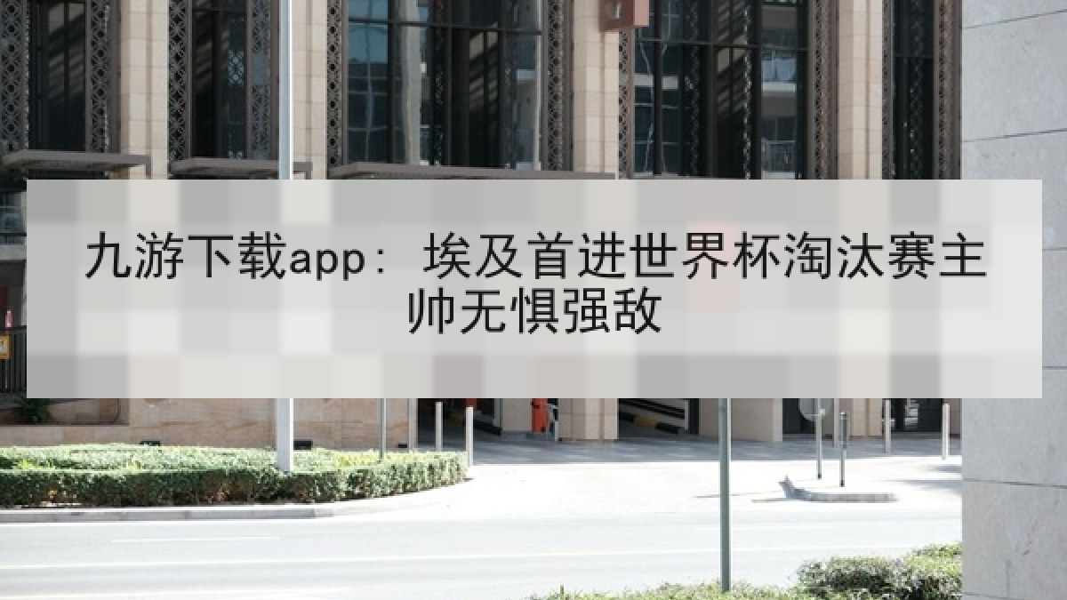 九游下载app: 埃及首进世界杯淘汰赛主帅无惧强敌